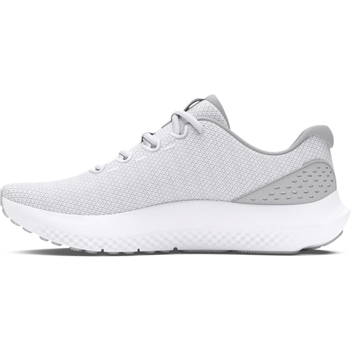 Under Armour Men's Charged Surge 4, (100) White/Halo Gray/Black, US