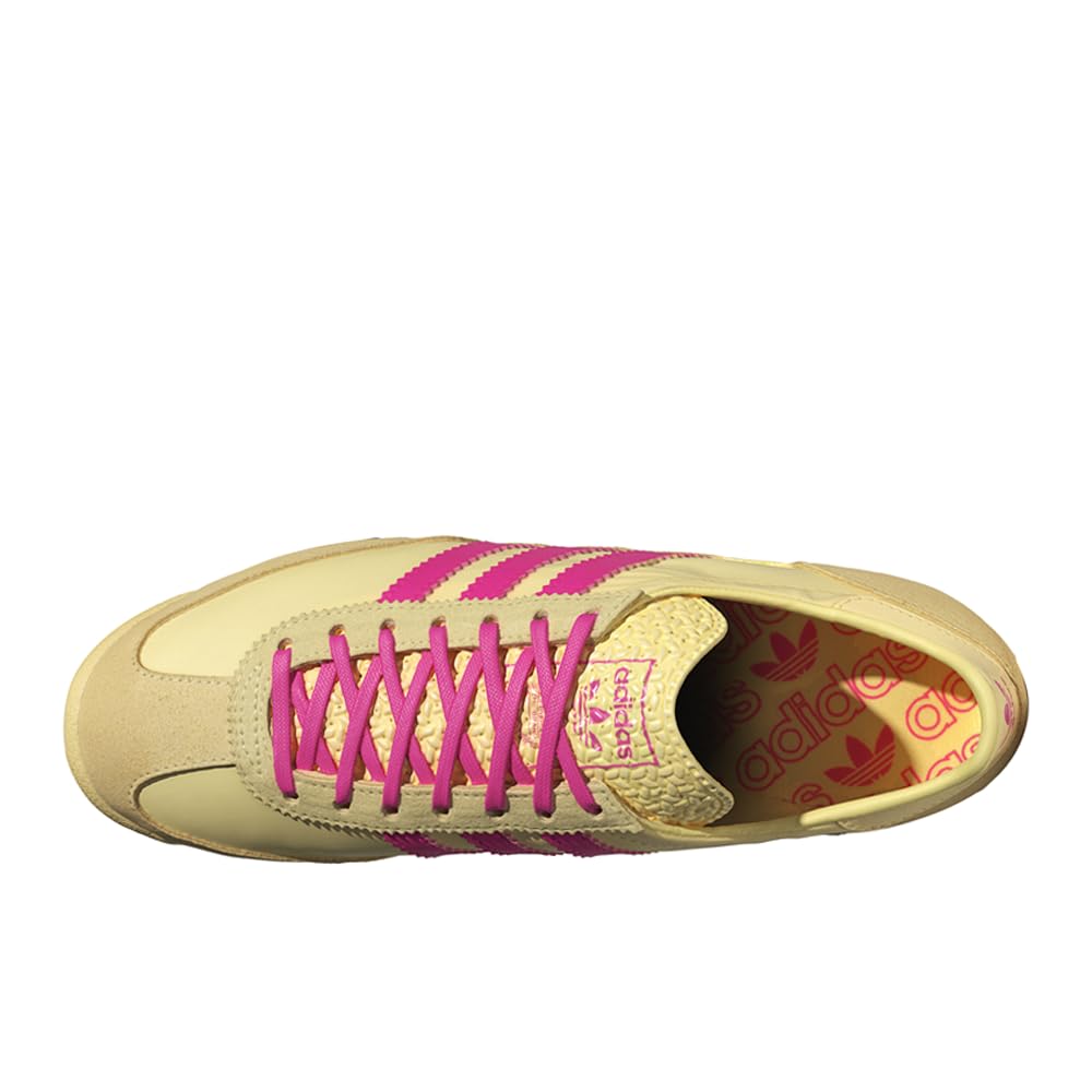 adidas Womens Sl 72 Og Lace Up Sneakers Shoes Casual - Yellow -