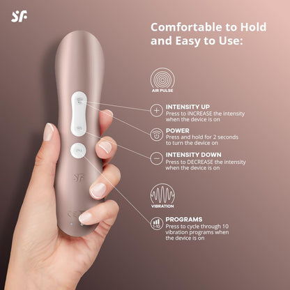 Satisfyer Pro 2+ Juguete Sexual Vibrador (Oro Rosa)