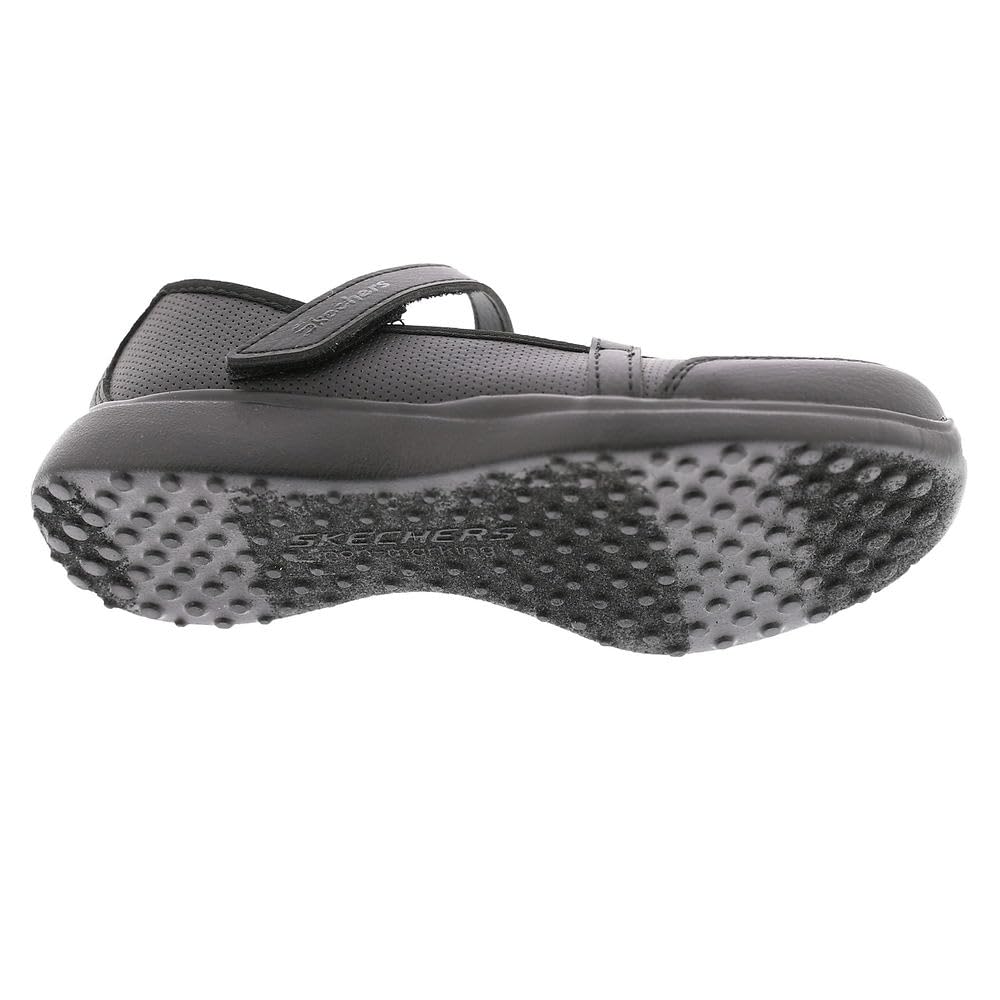 Skechers Zapatillas MICROSTRIDES-School Bus KIC para Niños (Talla 12 US / Negro)