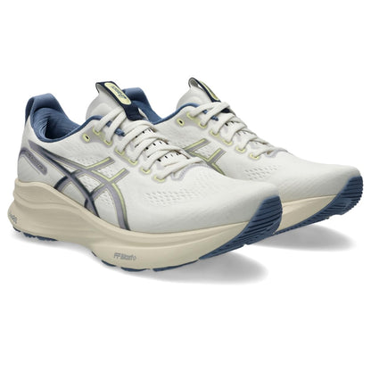 ASICS Men's Gel-Kayano 32 Running Shoes, Cream/Denim Blue