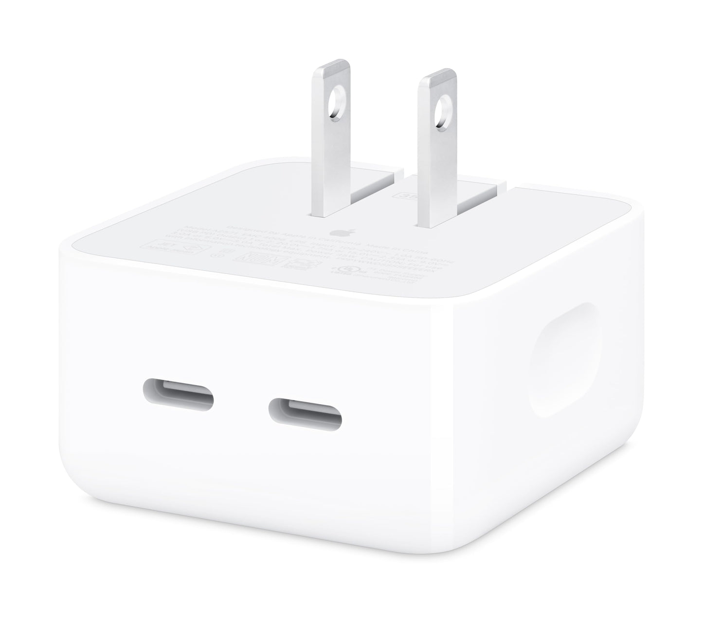Apple Adaptador de Corriente Compacto de Dos Puertos USB-C (35W)