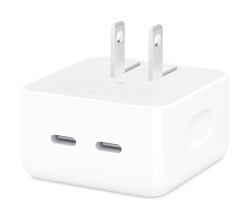 Apple Adaptador de Corriente Compacto de Dos Puertos USB-C (35W)