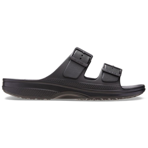 Crocs Mens Classic Saturday Slide, Black