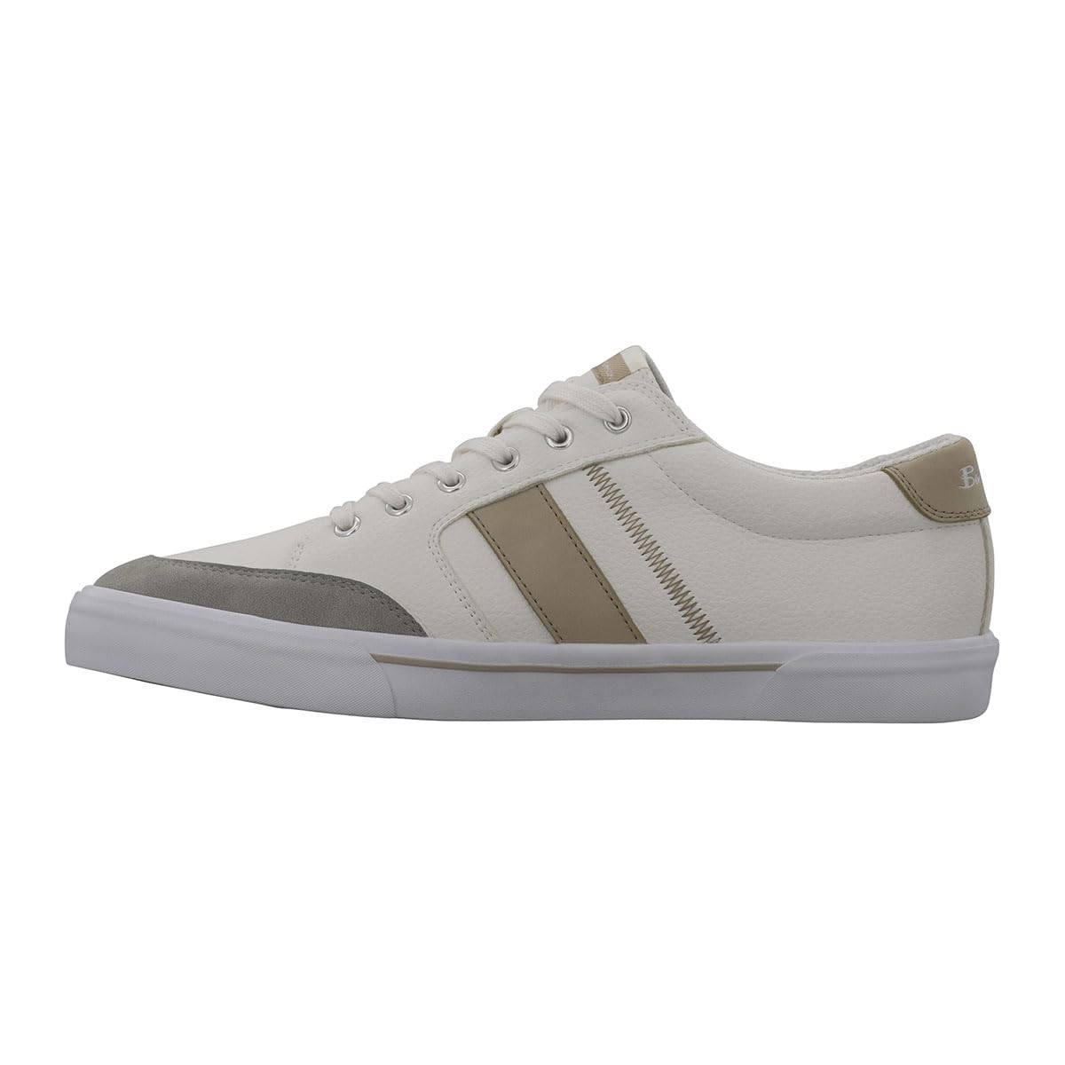 Ben Sherman Men's Hawthorn Fashion Sneaker, White/Doeskin