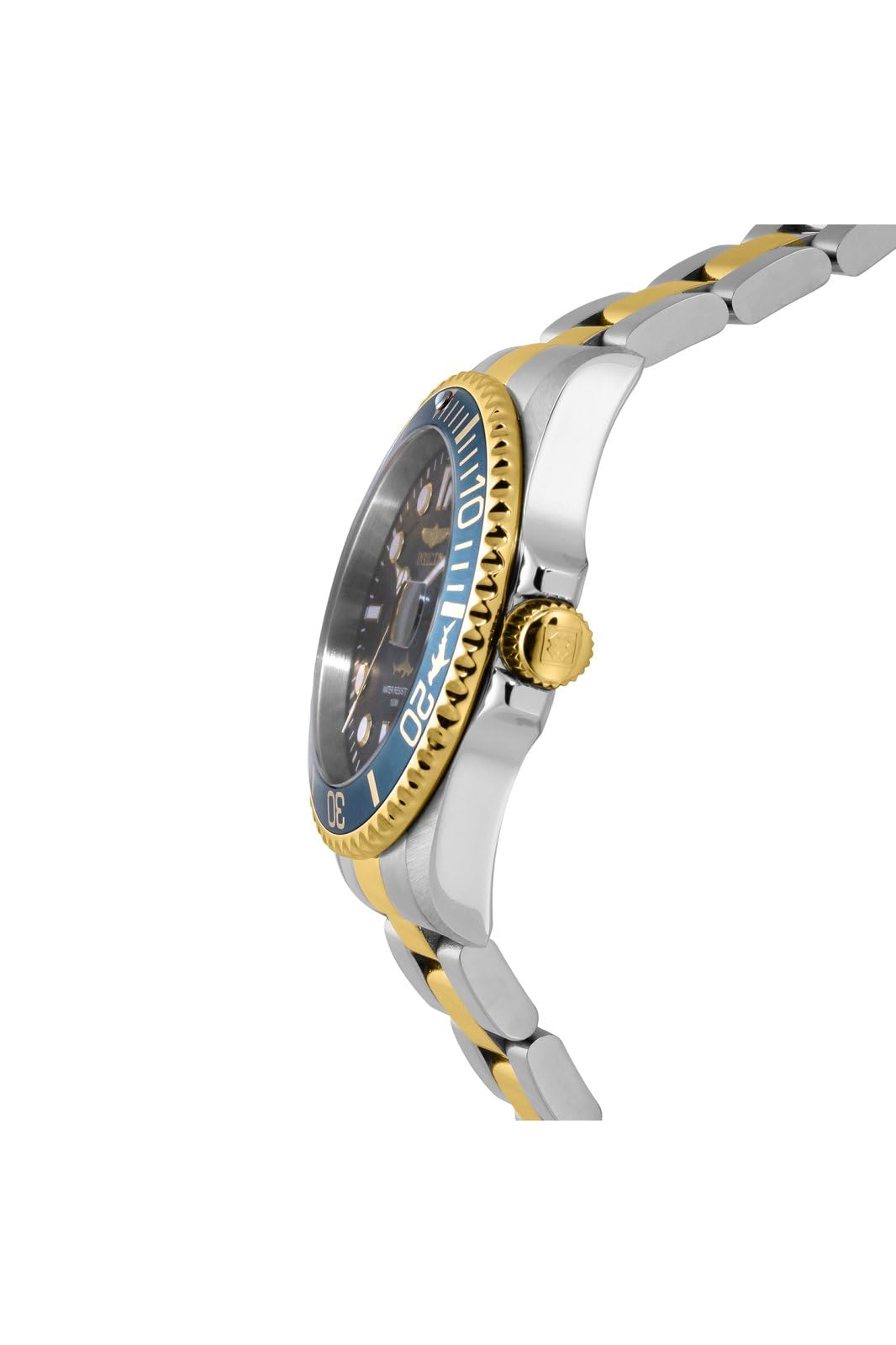 Invicta Mens Pro Diver Quartz Watch, Two Tone, 30021