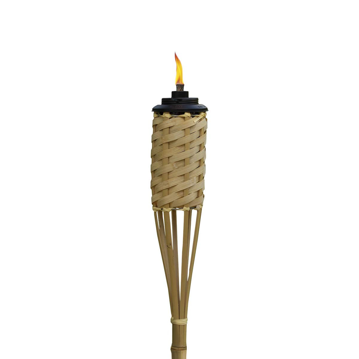 TIKI Antorchas de Bambú para Exteriores (Pack de 12 / 57 Pulgadas)