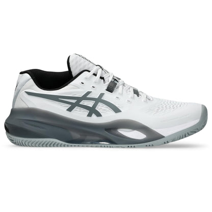 ASICS Men's Gel-Resolution X Padel Tennis Shoes, White/Steel Grey