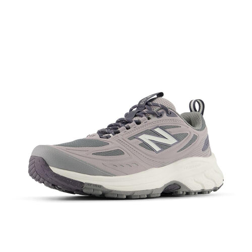 New Balance Women's Fresh Foam 410v9 Trail Running Shoe, Slate Grey/Truffle Salt