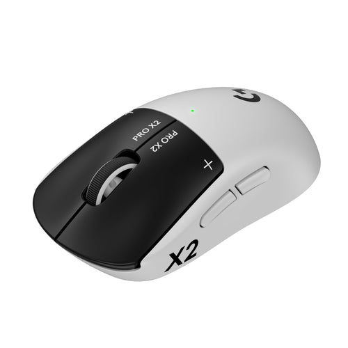 Logitech Ratón Inalámbrico para Juegos G PRO X2 SUPERSTRIKE (Blanco y Negro)