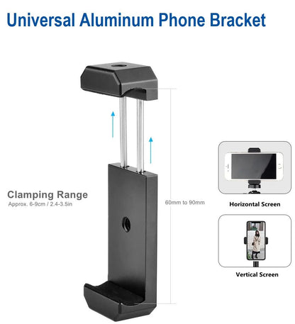 80'' Osmo-Mobile Floor Tripod-Stand Holder for DJI Osmo Mobile 8 SE 7P 7 6 5 4 / Osmo-Pocket 4 3 2 1 / Osmo Action 6 5 pro 4 3 2 1