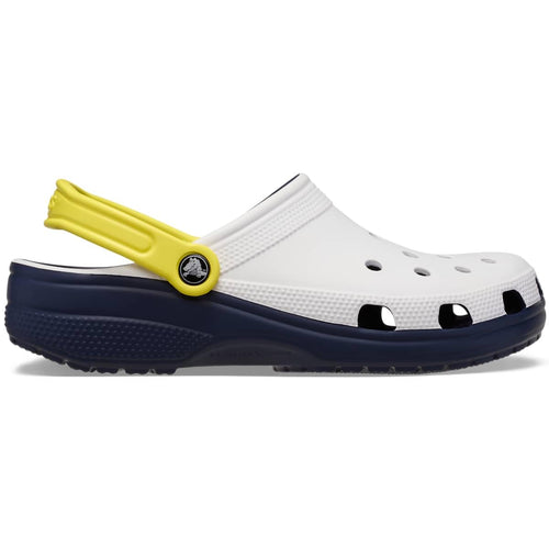 Crocs Unisex-Adult Classic Retro Sport Clogs, Slip On Shoes for Men and Women, White