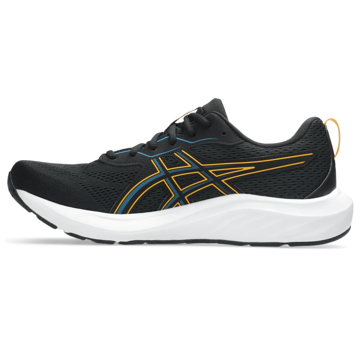 ASICS Men's Gel-Contend 9 Running Shoes, Black/YAMABUKI