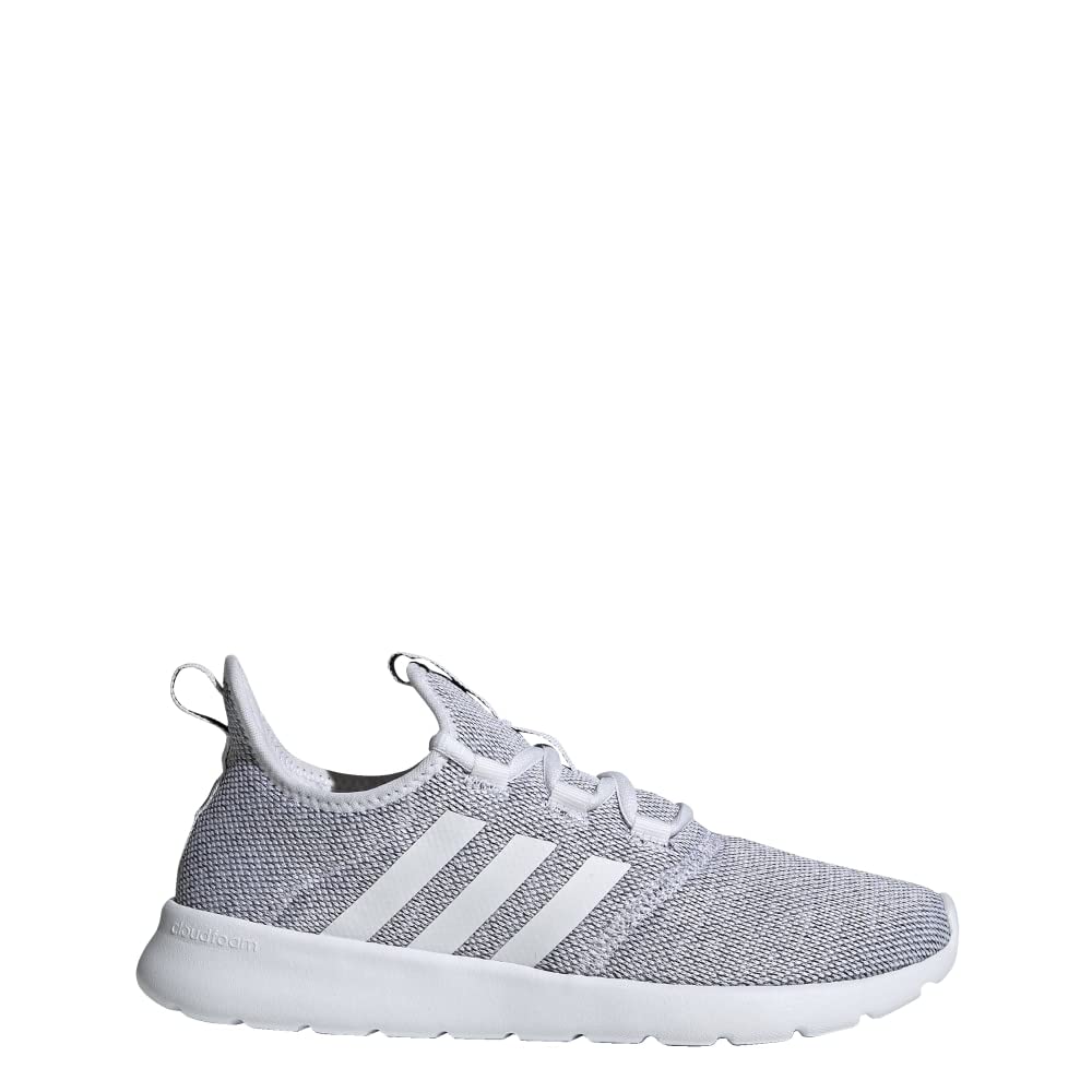adidas Women's Cloudfoam Pure 2.0 Running Shoe, White/White/Black