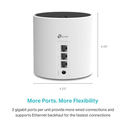 TP-Link Deco X55 Sistema Mesh WiFi 6 (Paquete de 2)