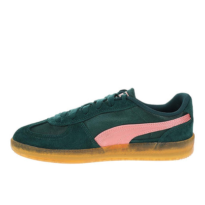 PUMA Womens Palermo Satin Lace Up Sneakers Shoes Casual - Green -