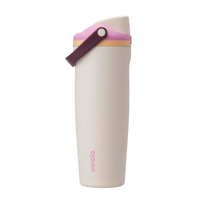 Owala FreeSip Sway Insulated Stainless Steel Water Bottle with Two-Way Spout, Built-In Straw and Bucket Handle, Made for Travel, School, and Sports, 30oz, BPA Free, Leak Proof, Daybreak