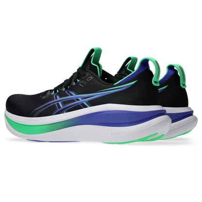 ASICS Men's Gel-Nimbus 28 Running Shoes, Black/Cobalt Burst