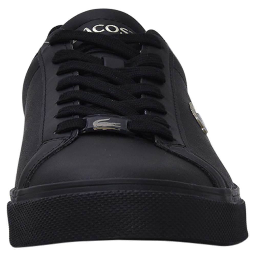 Lacoste Men's Lerond Sneaker, Black/Black