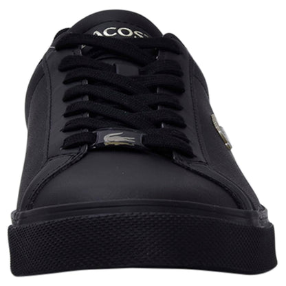 Lacoste Men's Lerond Sneaker, Black/Black