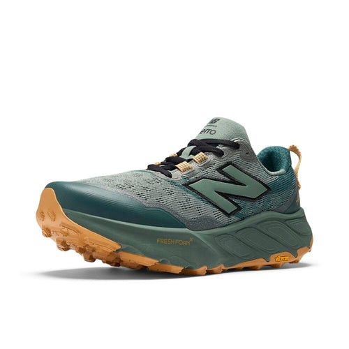 New Balance Men's Fresh Foam X Hierro V9 Trail Running Shoe, Dark Juniper/Black/Dried Apricot