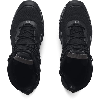 Under Armour Men's Micro G Valsetz Zip Tactical Boot, Black/Black
