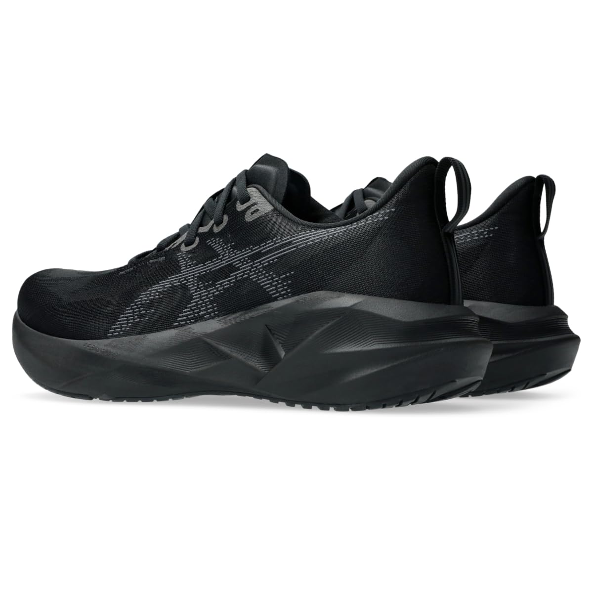 ASICS Men's NOVABLAST 5 Running Shoes, Black/Carrier Grey