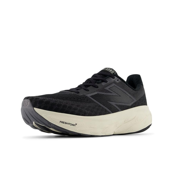 New Balance Men's Fresh Foam X 1080 V14 Running Shoe, Black/Magnet/Linen