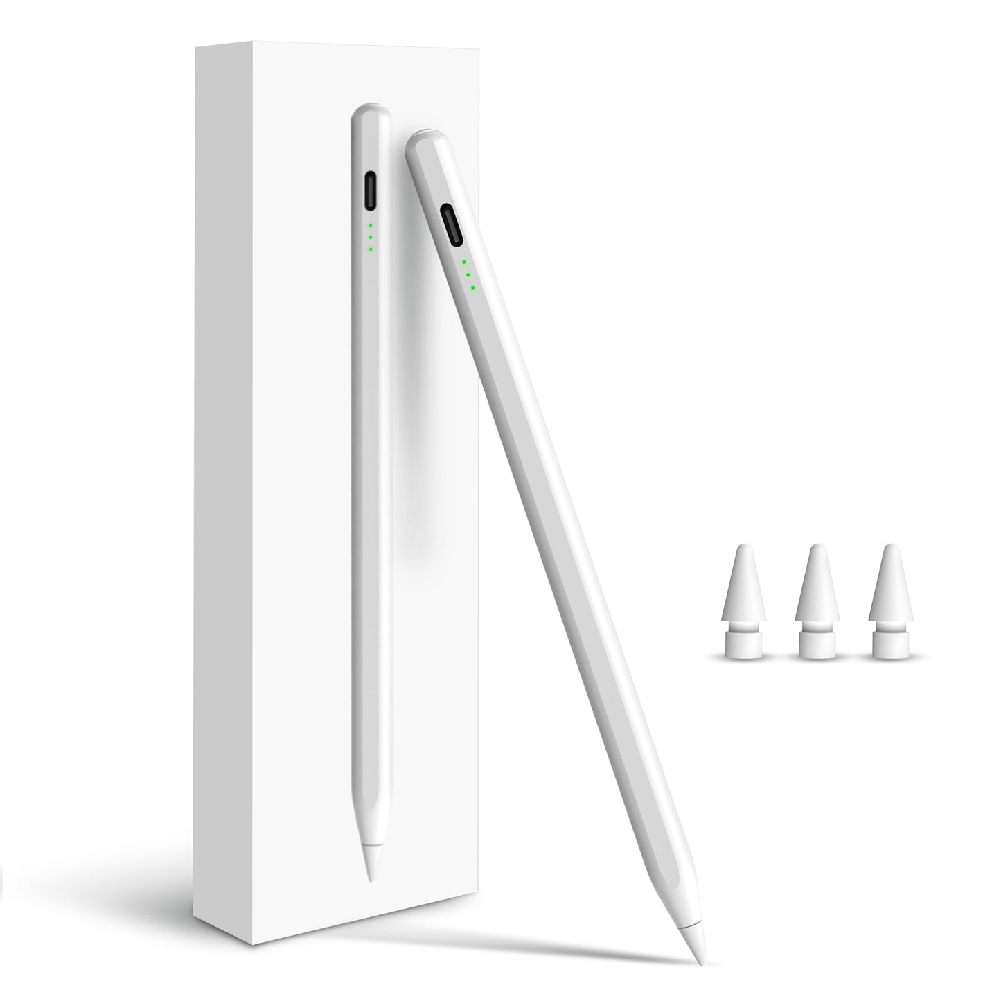Penlike Pencil for Apple iPad A16 10th, Fast Charge Stylus Pen for 2026-2018 iPad A16/11-6th, Air 11"/13" M4/M3/M2/5th-3rd, Pro 13/11/M4/12.9, Mini A17 Pro/6/5th Palm Rejection Tilt Sensitivity