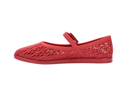 Melissa Harper Ballerina Jelly for Women, Red