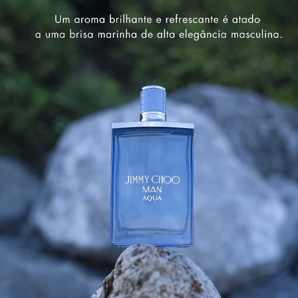 JIMMY CHOO Man Aqua EDT (3.3 Fl Oz)