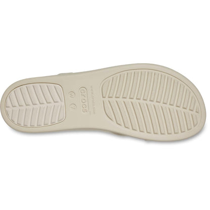 Crocs Women's Brooklyn 4U Low Wedges, Platform Wedge Sandals for Women, Frappé/Cross-Strap