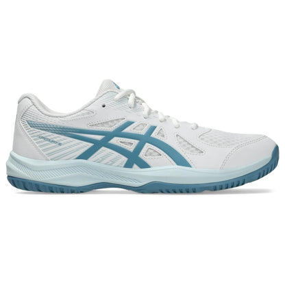 ASICS Men's Upcourt 6 Volleyball Shoes, White/SABA Blue