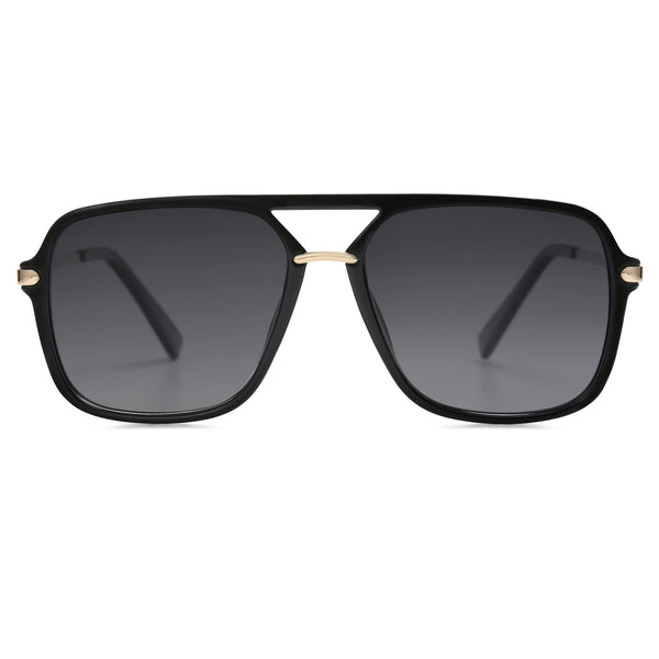 SOJOS Gafas de Sol SJ2229 (Black Grey)