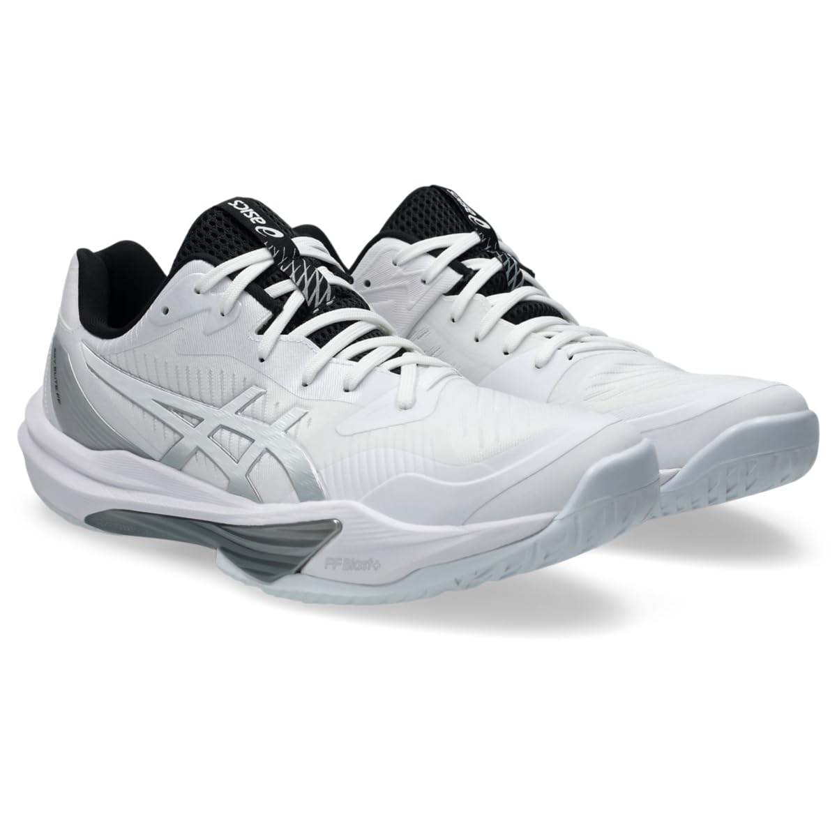 ASICS Men's Sky Elite FlyteFoam 3 Volleyball Shoes, White/White