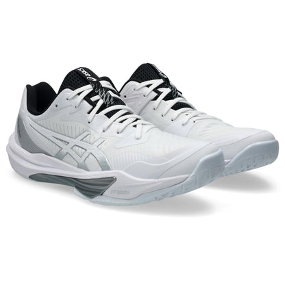 ASICS Men's Sky Elite FlyteFoam 3 Volleyball Shoes, White/White