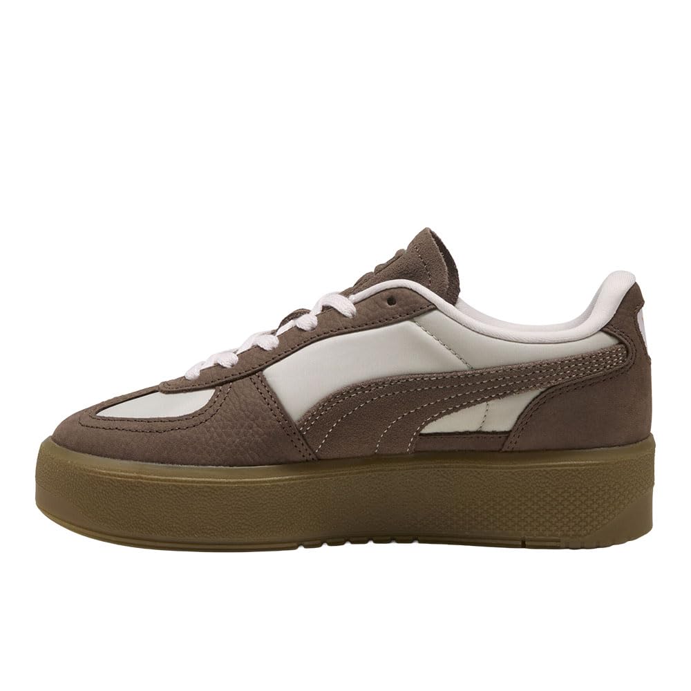 PUMA Womens Palermo Elevata Wine Club Lace Up Sneakers Shoes Casual - Brown -