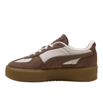PUMA Womens Palermo Elevata Wine Club Lace Up Sneakers Shoes Casual - Brown -