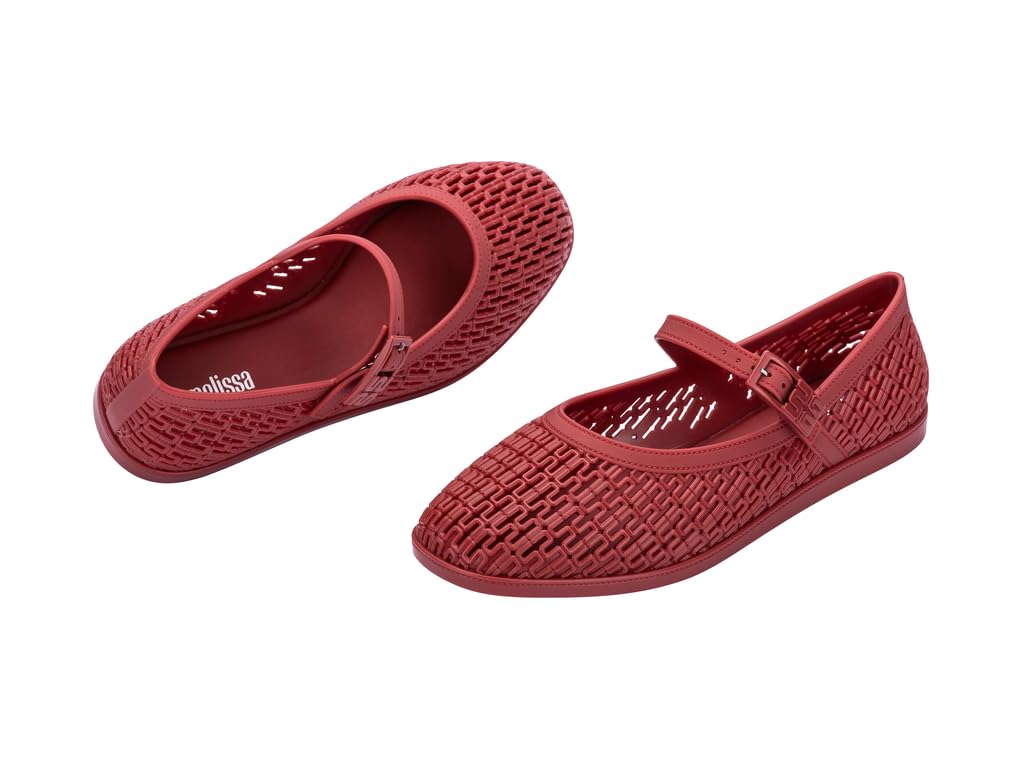Melissa Harper Ballerina Jelly for Women, Red