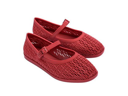 Melissa Harper Ballerina Jelly for Women, Red