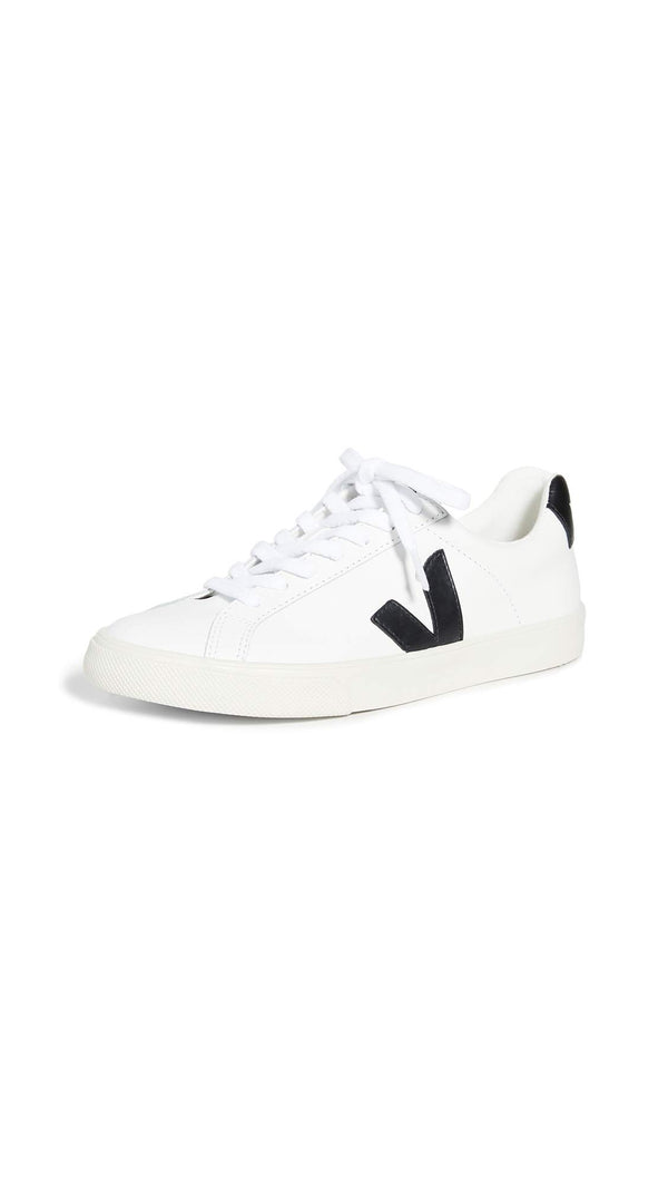 Veja Women's Esplar Logo Sneakers, Extra White/Black