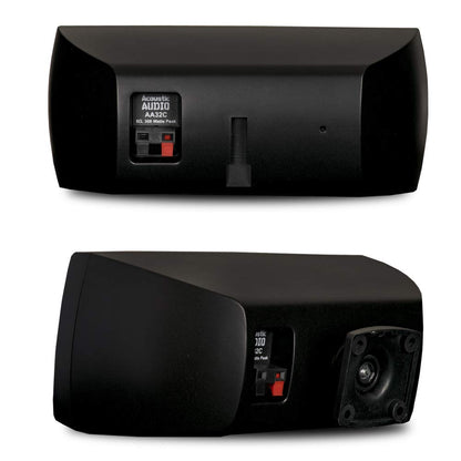 Acoustic Audio by Goldwood Altavoz Central de Interior Montable (Negro / 2.5 Pulgadas)
