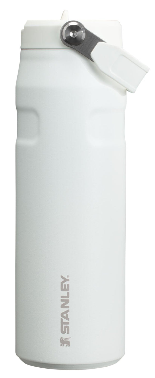 Stanley IceFlow Flip Straw 2.0 Water Bottle 24 OZ | Built-In Straw with Larger Opening | Lightweight & Leak-Resistant | Insulated Stainless Steel | BPA-Free | Frost
