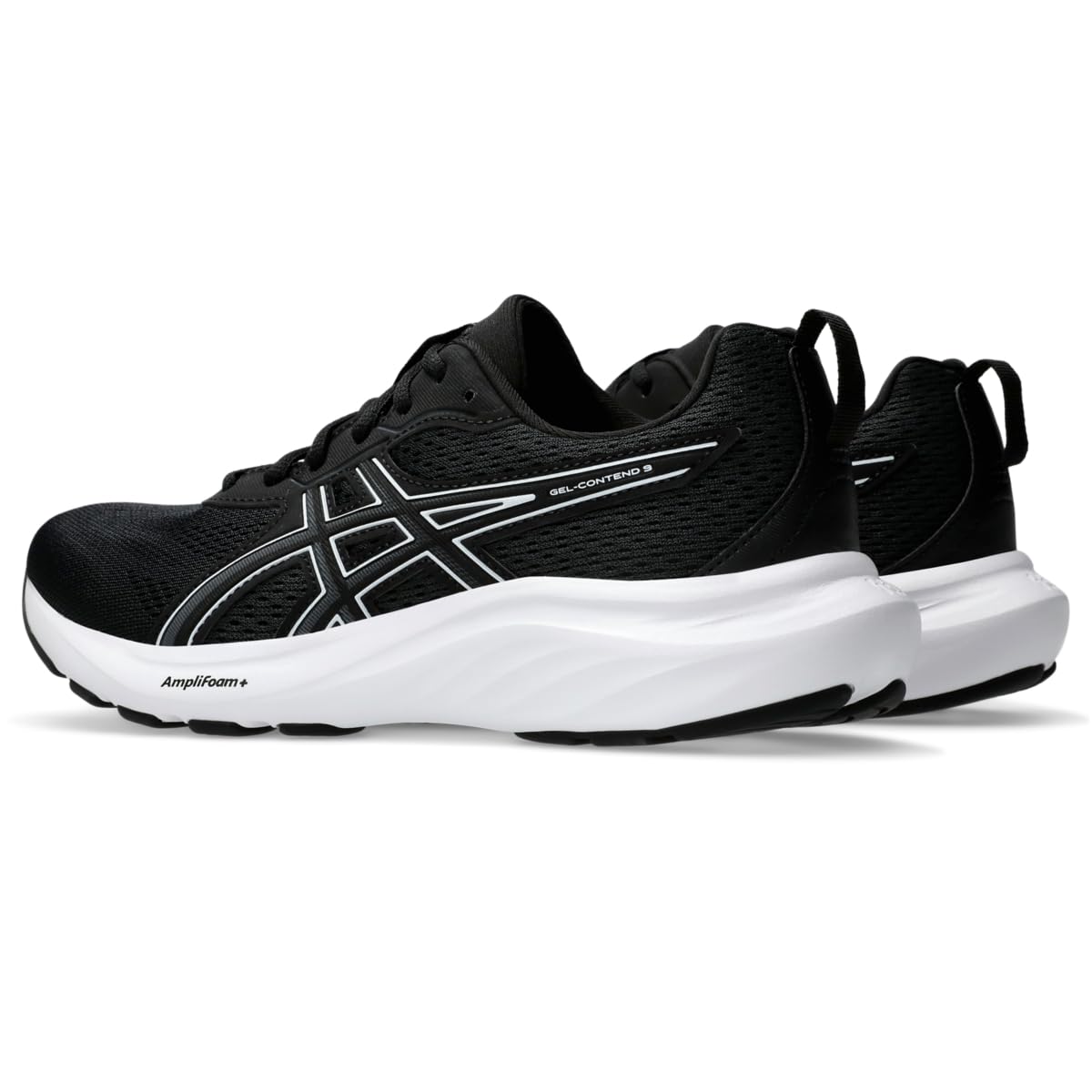 ASICS Women's Gel-Contend 9 Running Shoes, Black/White