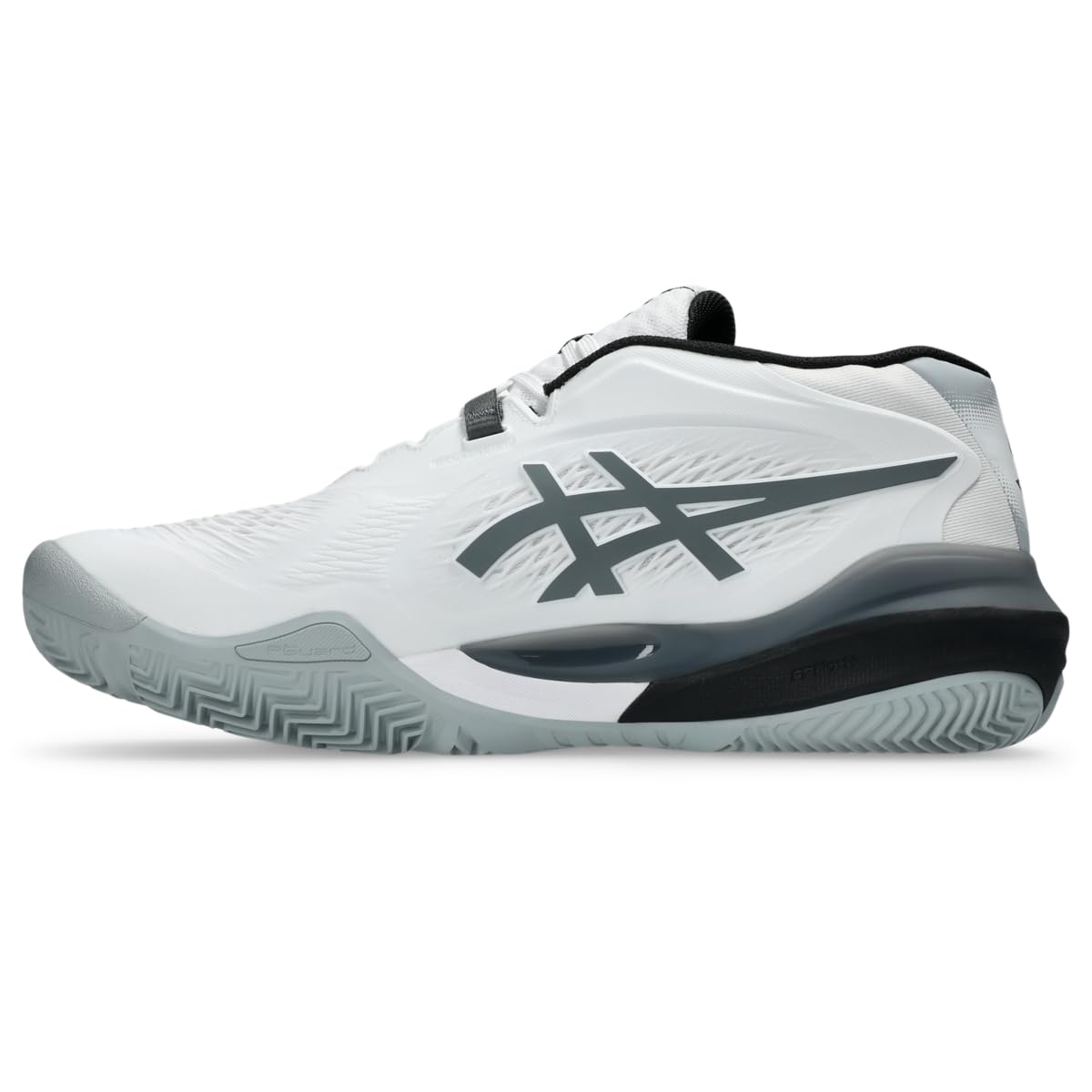 ASICS Men's Gel-Resolution X Padel Tennis Shoes, White/Steel Grey