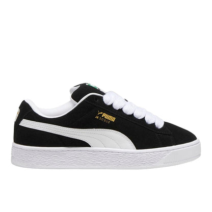 PUMA Mens Suede XL Shoes, Black White