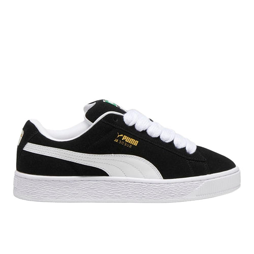 PUMA Mens Suede XL Shoes, Black White