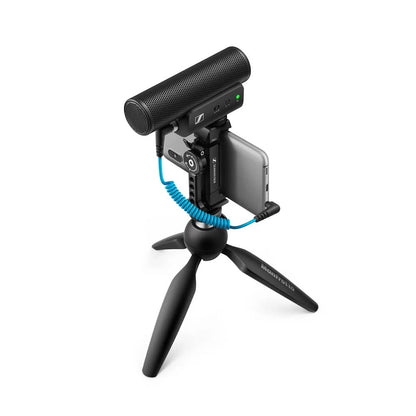 SENNHEISER Professional MKE 400 Directional On-Camera Shotgun Microphone with 3.5mm TRS and TRRS Connectors for DSLR, Mirrorless & Mobile , Connects with Auxiliary