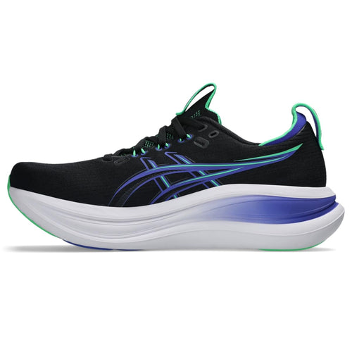 ASICS Men's Gel-Nimbus 28 Running Shoes, Black/Cobalt Burst