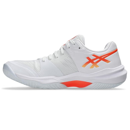 ASICS Women's Sky Elite FlyteFoam 3 Volleyball Shoes, White/Vivid Coral